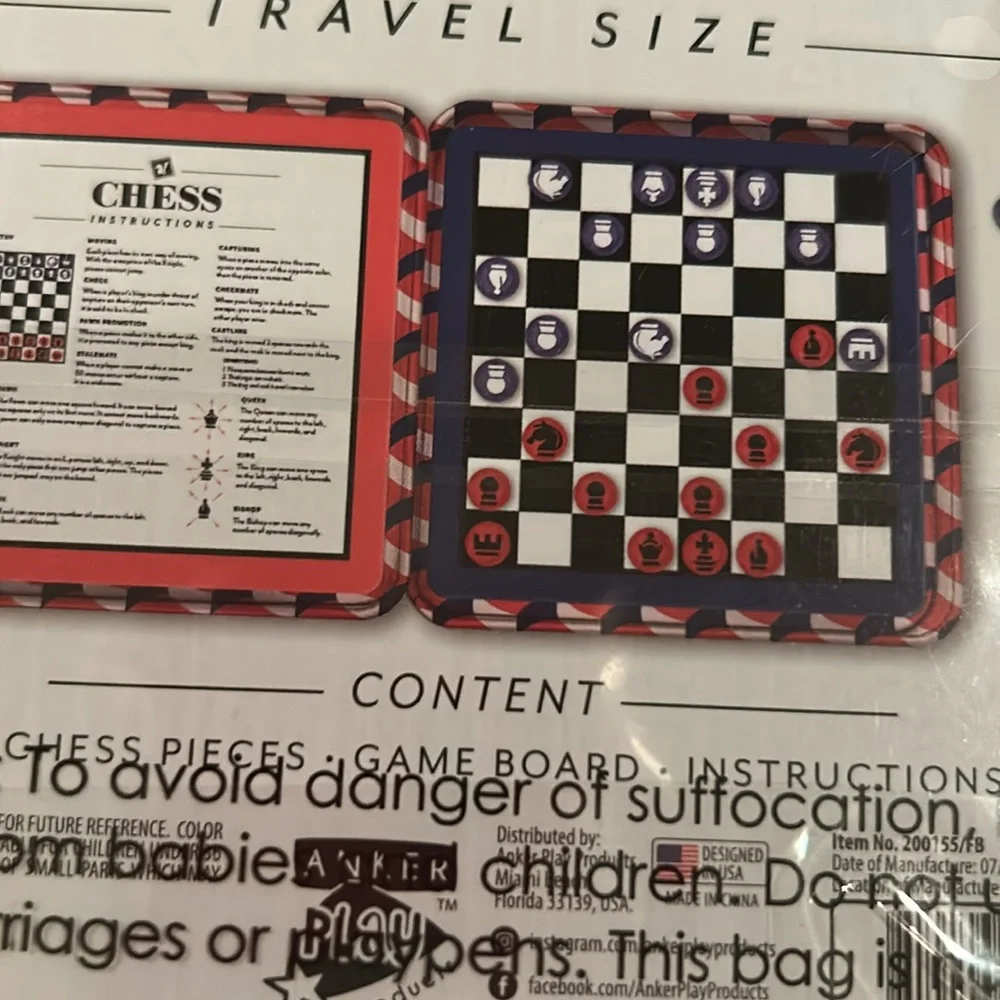 Magnetic Chess Travel size NEW